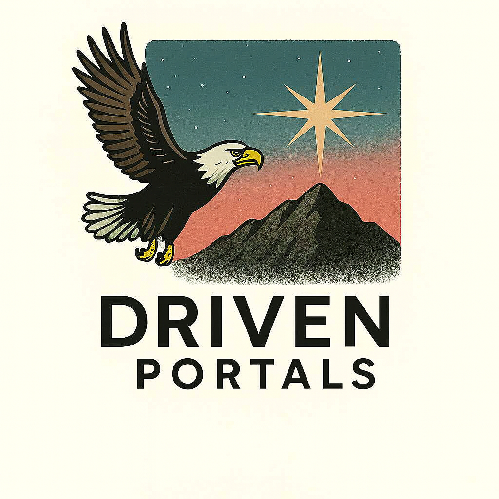 Driven Portals logo in a clean, minimalist style